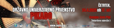 Razpis za Državno univerzitetno prvenstvu v pikadu 2024/25
