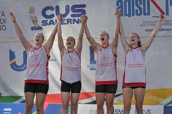 Slovenska delegacija Evropske univerzitetne igre v Salernu zaključuje s &scaron;estimi medaljami
