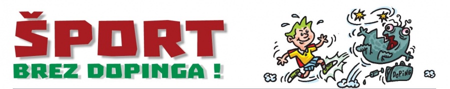 SLOADO za september pripravila preventivne programe za &scaron;port brez dopinga