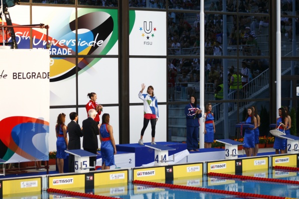 Sara Isaković je na Poletnih univerzijadah osvojila tri medalje.