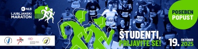 Prijave za &scaron;tudente na NLB 29. Ljubljanski maraton po znižani ceni
