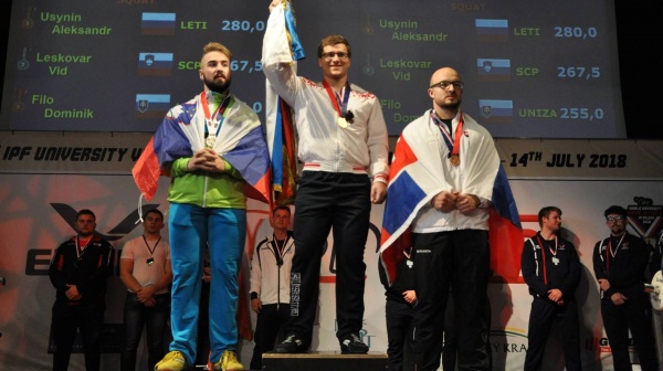 Vid Leskovar s srebrom v powerliftingu
