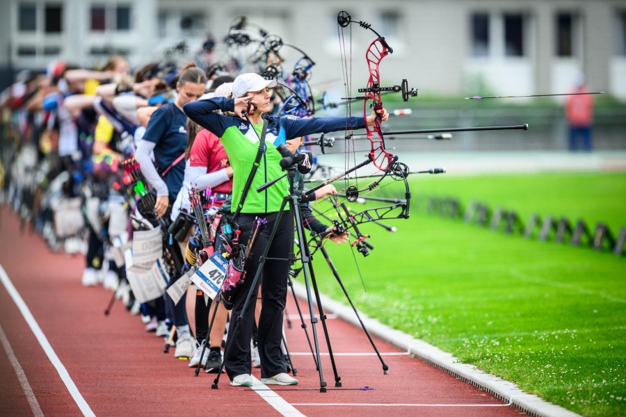 PSUI 2025: Prvi slovenski plavalni polfinale v Berlinu, uspe&scaron;ne kvalifikacije za lokostrelca Žano Pintarič in Aljaža Matijo Brenka
