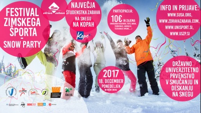Na Kopah tradicionalni Zimski festival &scaron;tudentskega &scaron;porta