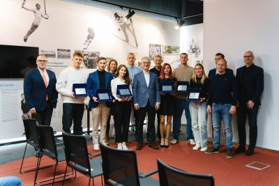 SPREJEM DOBITNIKOV MEDALJ: V Slovenskem olimpijskem izobraževalnem centru v znamenju univerzitetnih zmag!